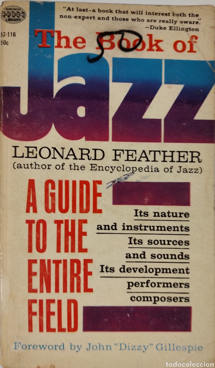 Livros em segunda m&atilde;o: The Book of Jazz, Leonard Feather