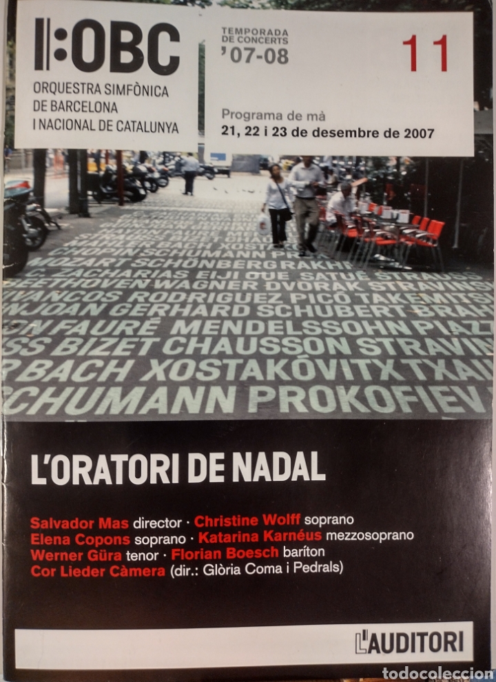 Libros de segunda mano: 3 programes de m&agrave; de LOratori de Nadal de Bach, OBC (2006 i 2007) - Foto 4