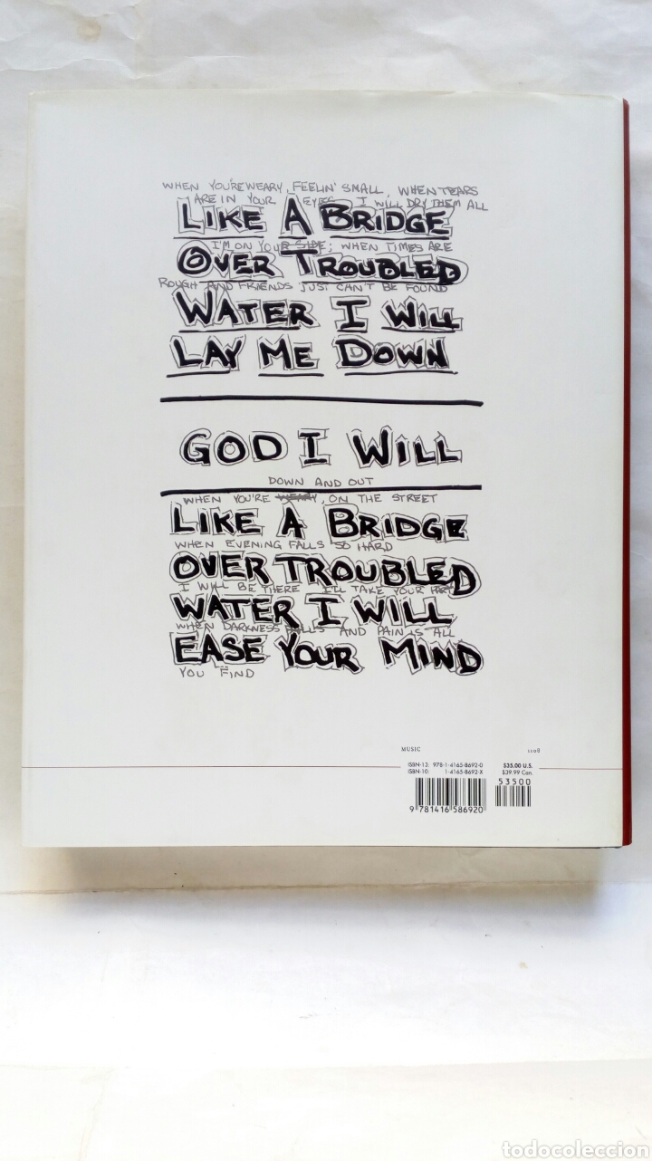 Libros de segunda mano: Lyrics (1964-2008). Paul Simon. - Foto 2