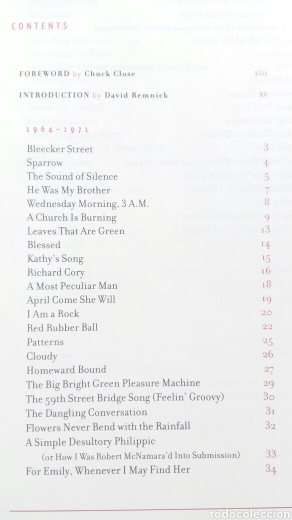 Libros de segunda mano: Lyrics (1964-2008). Paul Simon. - Foto 4