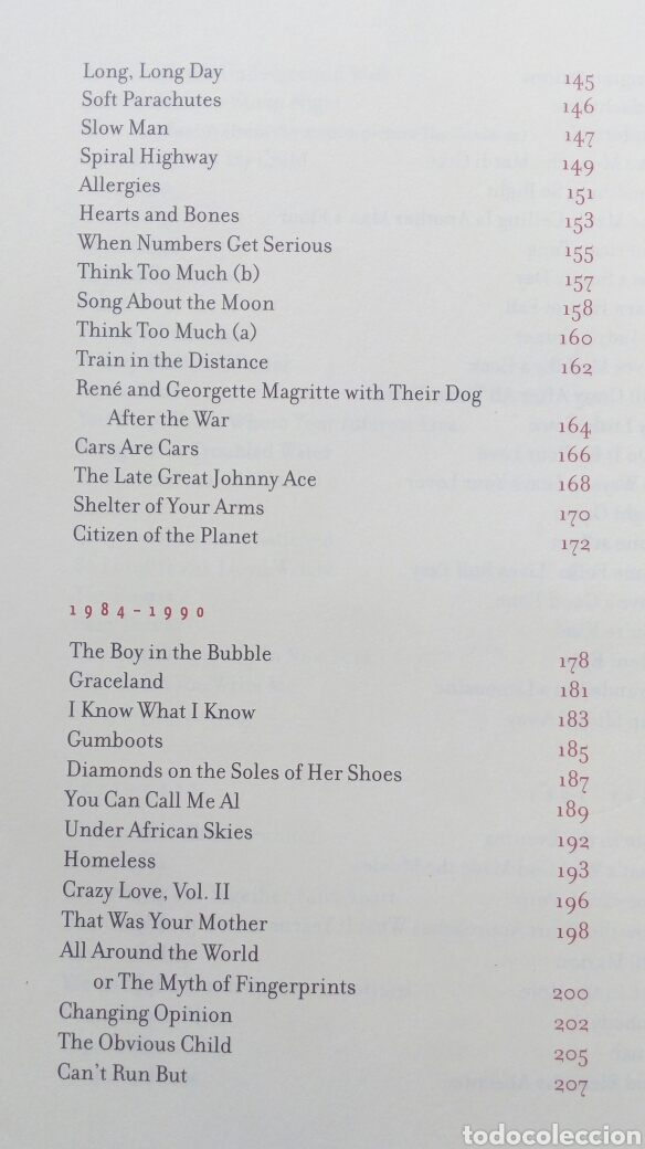 Libros de segunda mano: Lyrics (1964-2008). Paul Simon. - Foto 7