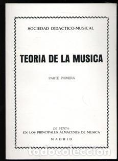 Libros de segunda mano: Teor&iacute;a de la m&uacute;sica. Parte primera - Foto 1
