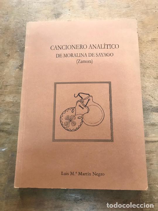 Second hand books: L. M&ordf;. MART&Iacute;N NEGRO. CANCIONERO ANAL&Iacute;TICO DE MORALINA DE SAYAGO. (ZAMORA).