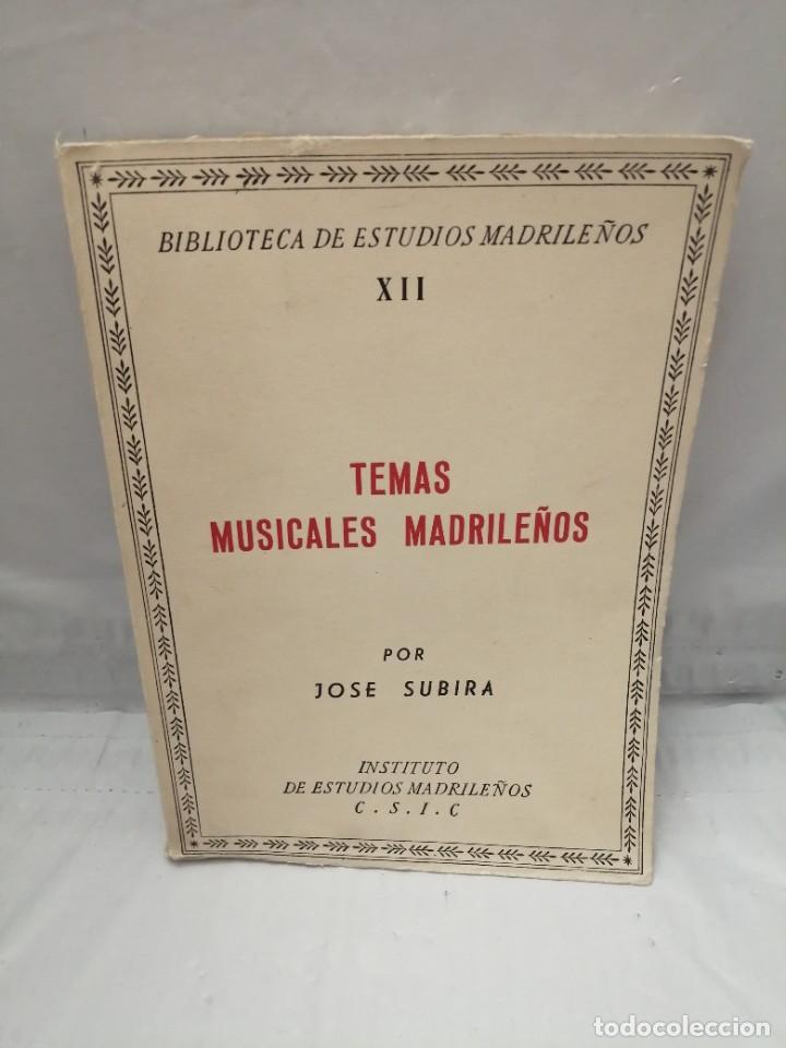 Second hand books: TEMAS MUSICALES ESPA&Ntilde;OLES (PARCIALMENTE INTONSO Y APENAS UNAS L&Iacute;NEAS CON SUBRAYADOS)