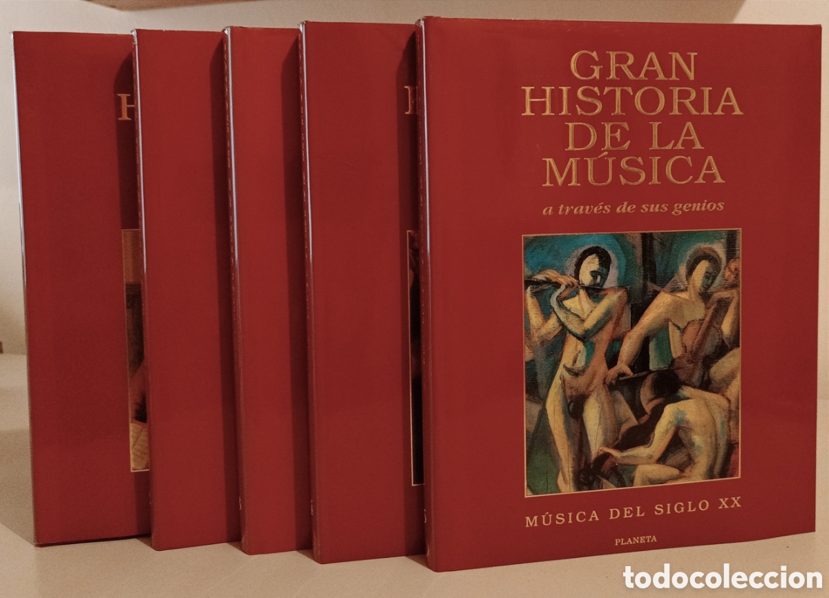 Second hand books: GRAN HISTORIA DE LA MUSICA A TRAVES DE SUS GENIOS. COMPLETA 5 TOMOS