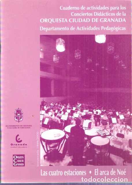 Gebrauchte B&uuml;cher: Cuaderno de actividades para los conciertos did&aacute;cticos de la Orquesta Ciudad de Granada Departamento