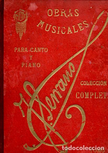 Libri di seconda mano: COLECCION COMPLETA DE LAS OBRAS MUSICALES DEL MAESTRO D. JOSE SERRANO. EDICION PARA CANTO Y PIANO. -