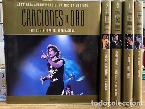 Second hand books: ANTOLOGIA AUDIOVISUAL DE LA MUSICA MODERNA. CANCIONES DE ORO (5 TOMOS). A-MU-1024
