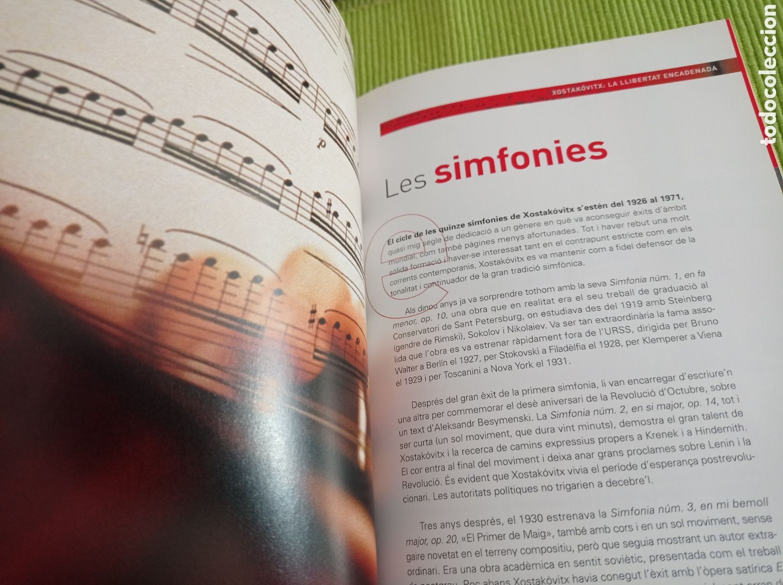 Libros de segunda mano: Quaderns de LAuditori Q1 Dimitri Xostak&oacute;vitx - Foto 4