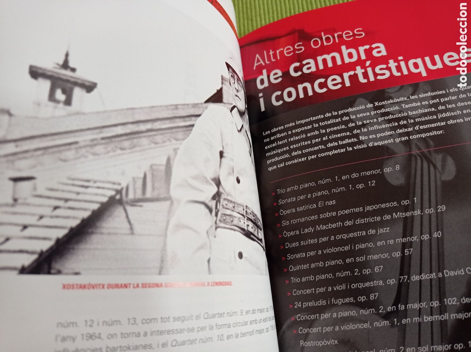 Libros de segunda mano: Quaderns de LAuditori Q1 Dimitri Xostak&oacute;vitx - Foto 5