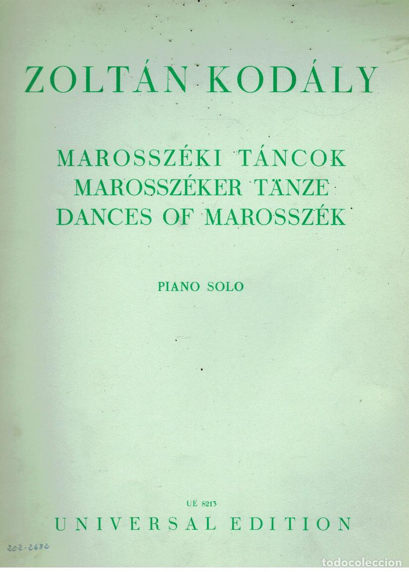 Libri di seconda mano: DANCES OF MAROSSZ&Eacute;K (para piano s&oacute;lo)