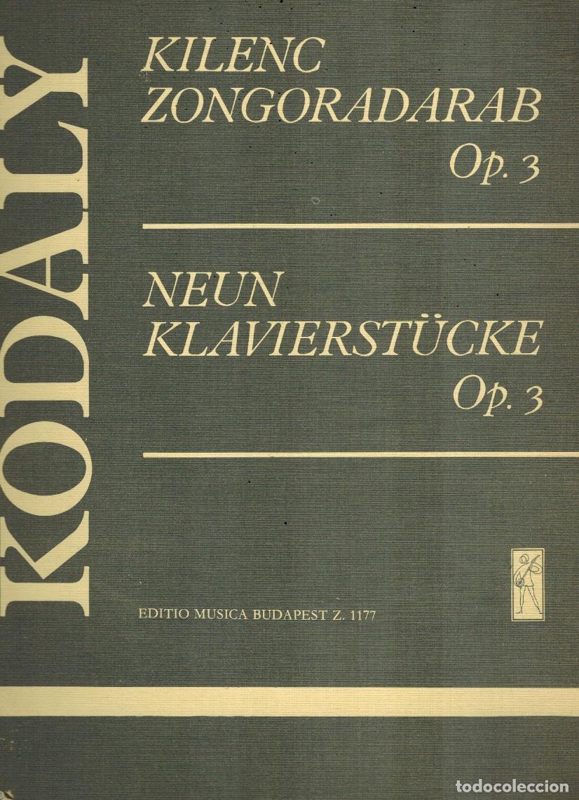 Libri di seconda mano: KILENC ZONGORADARAB OP. 3 (para piano)