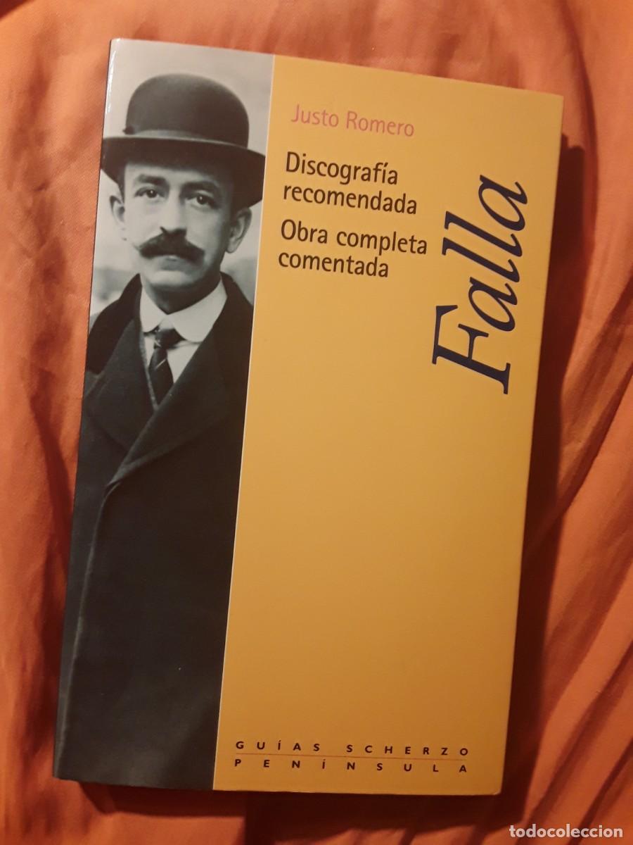 Libros de segunda mano: Falla (Discograf&iacute;a recomendada/Obra completa comentada), de Justo Romero. Dedicatoria - Foto 1