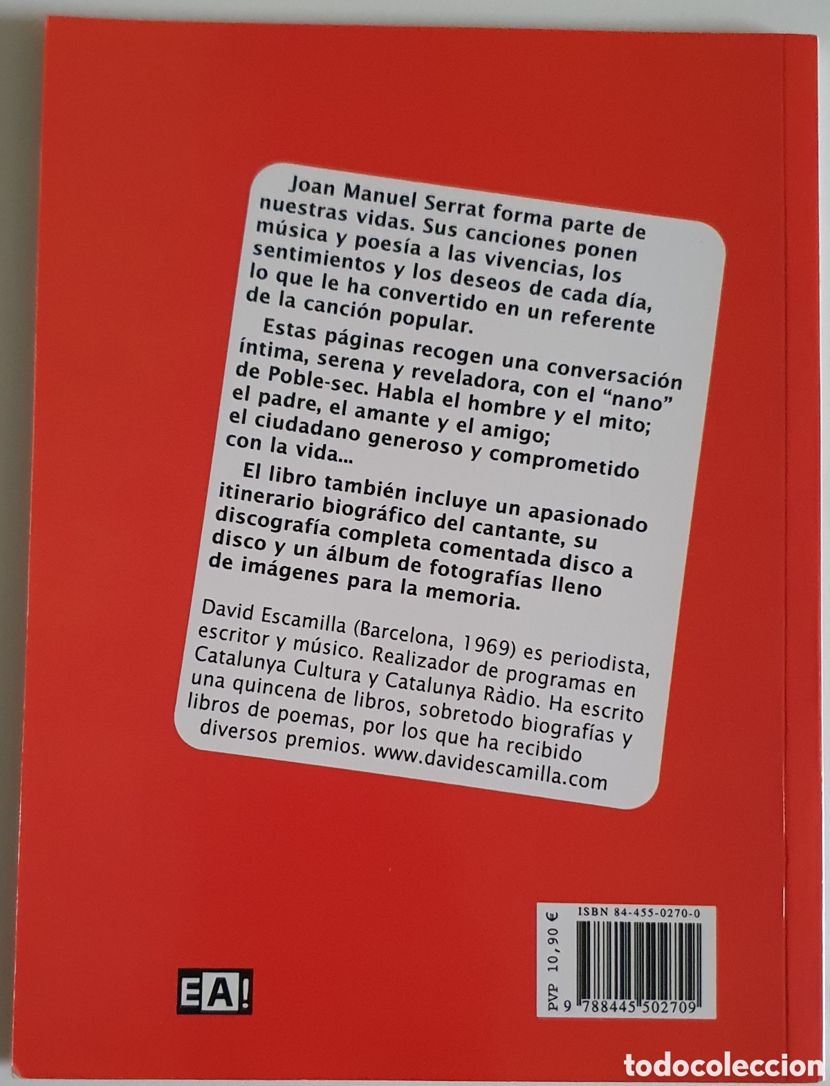 Libros de segunda mano: David escamilla Serrat material sensible - Foto 2