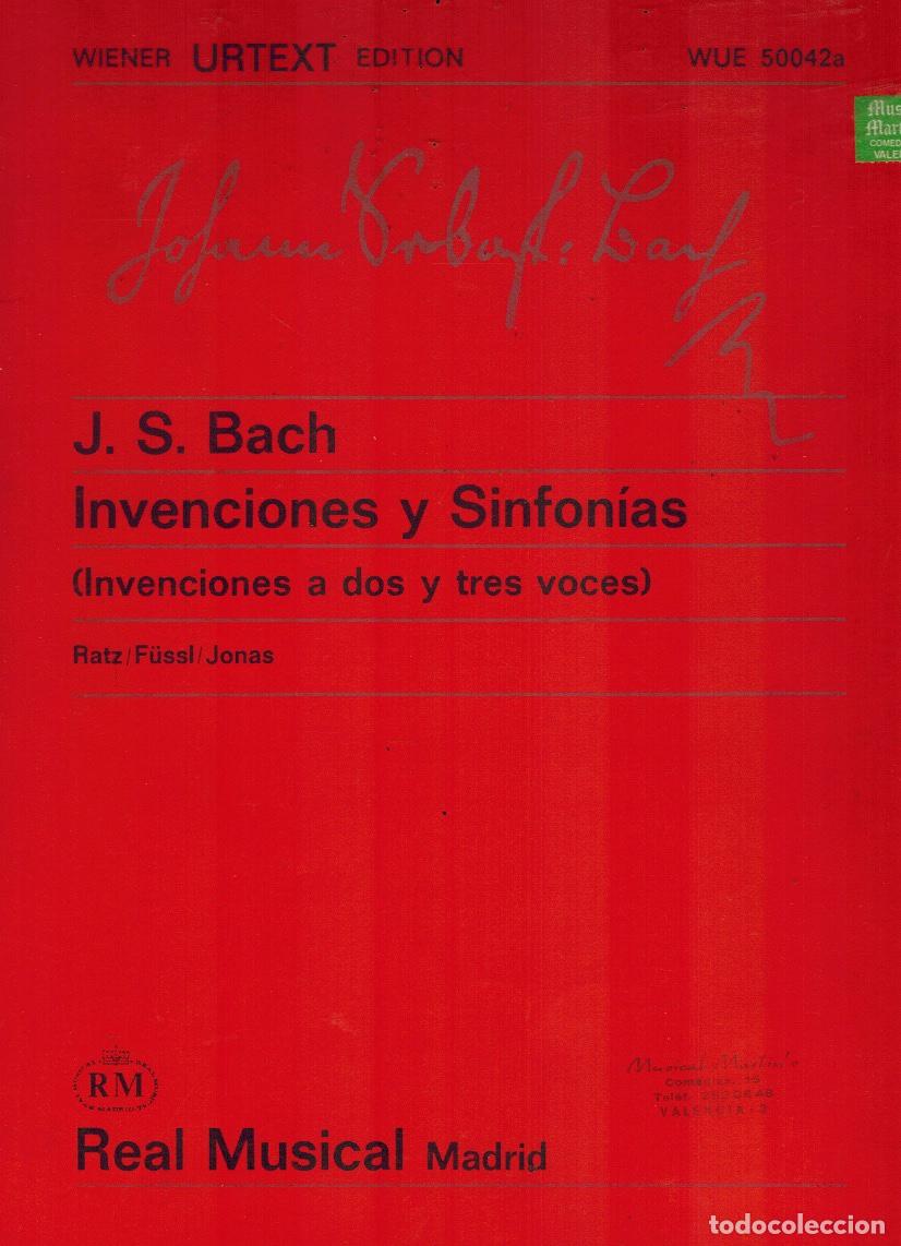 Libros de segunda mano: INVENCIONES Y SINFON&Iacute;AS (invenciones a dos y tres voces)