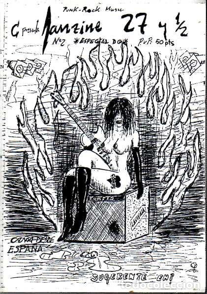 Livres d'occasion: FANZINE 27 Y MEDIO. PUNK ROCK MUSIC. NUMERO 2. - FANZINE.