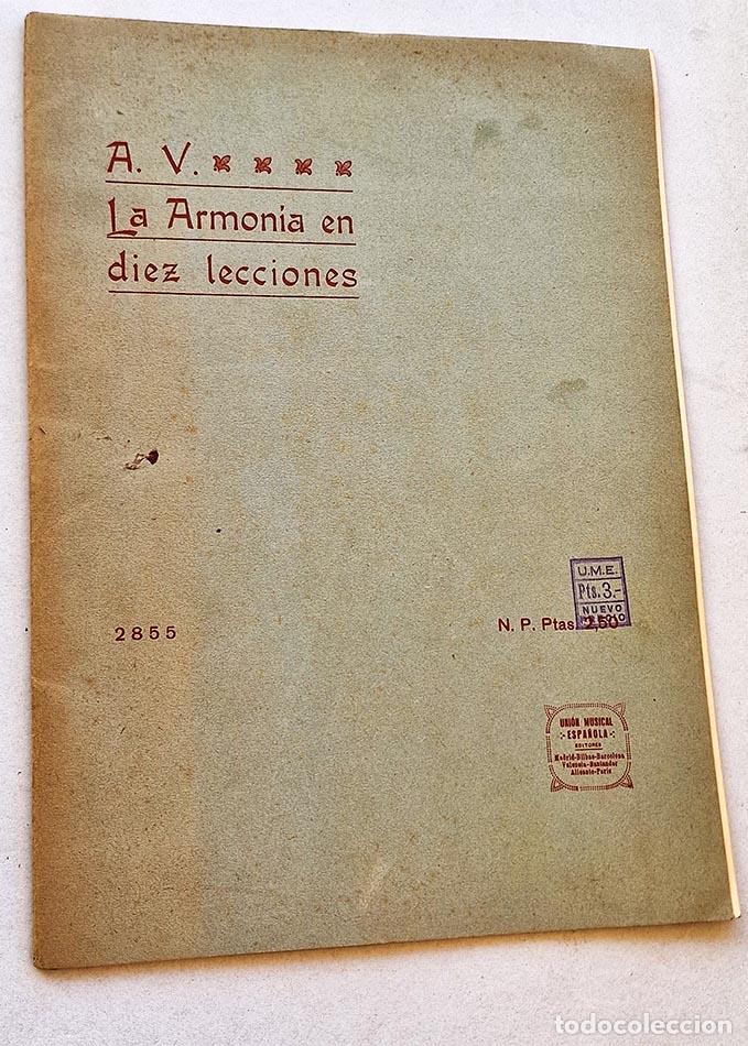 Gebrauchte B&uuml;cher: LA ARMON&Iacute;A EN DIEZ LECCIONES - A,V.L.