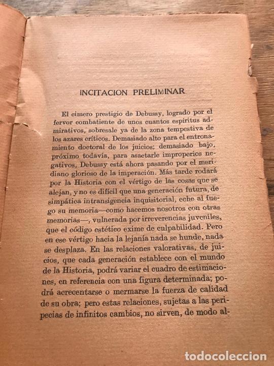 Libros de segunda mano: M. ARCONADA. EN TORNO A DEBUSSY. (1926). - Foto 3