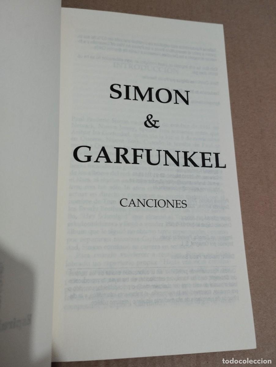 Libros de segunda mano: SIMON & GARFUNKEL. CANCIONES (ESPIRAL) - Foto 2