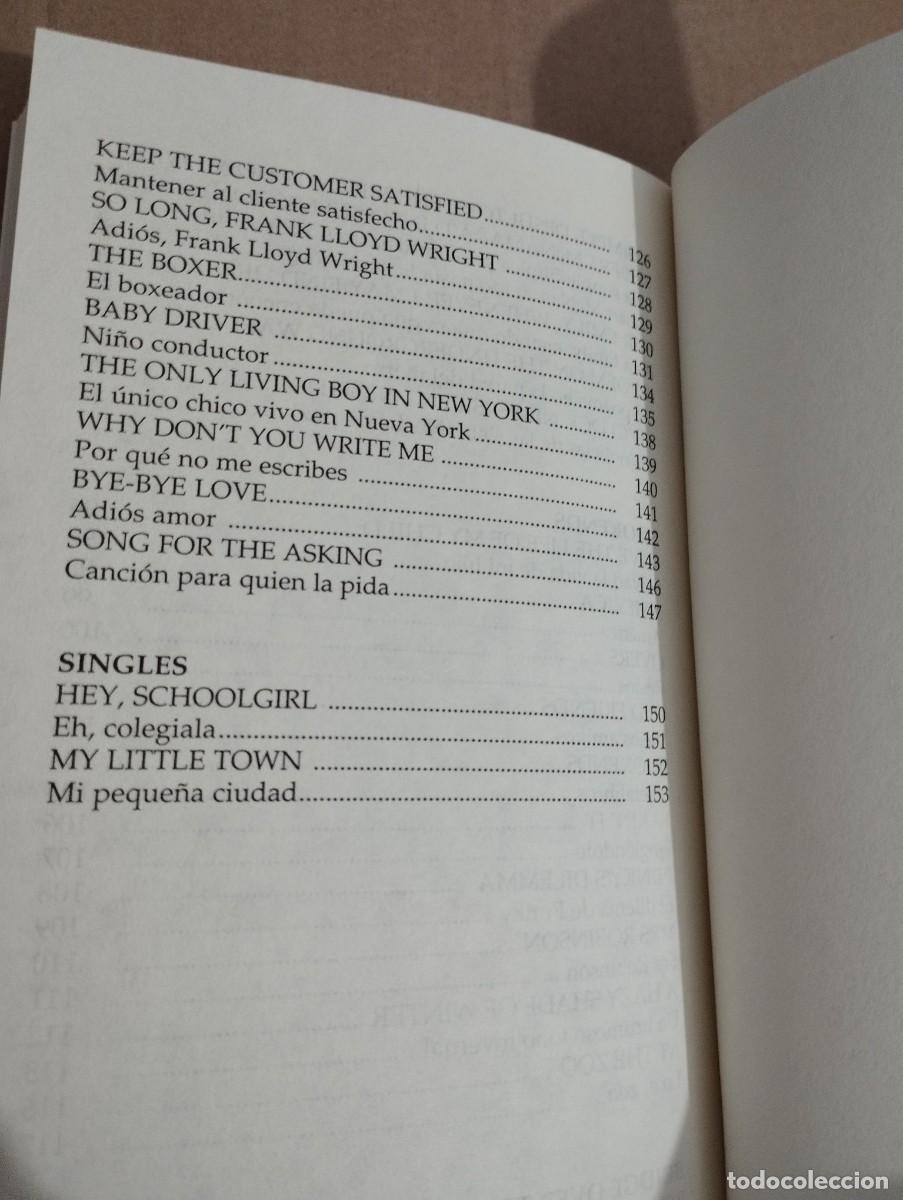 Libros de segunda mano: SIMON & GARFUNKEL. CANCIONES (ESPIRAL) - Foto 6
