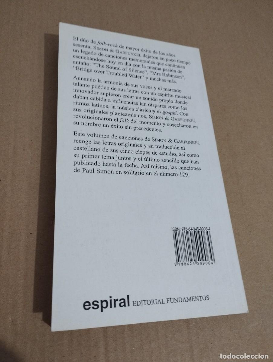 Libros de segunda mano: SIMON & GARFUNKEL. CANCIONES (ESPIRAL) - Foto 7