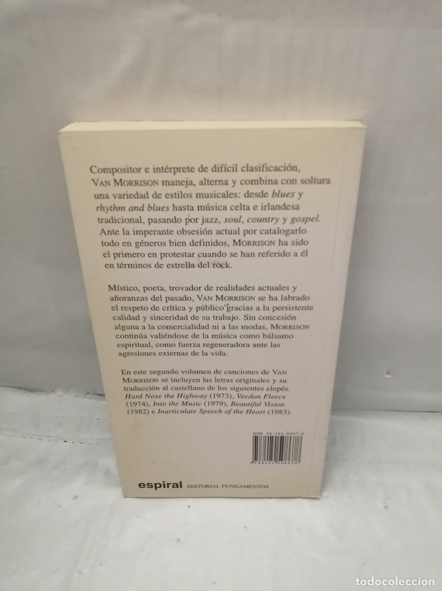 Libros de segunda mano: VAN MORRISON. CANCIONES 2 (EDICI&Oacute;N BILING&Uuml;E, PRIMERA EDICI&Oacute;N) - Foto 2