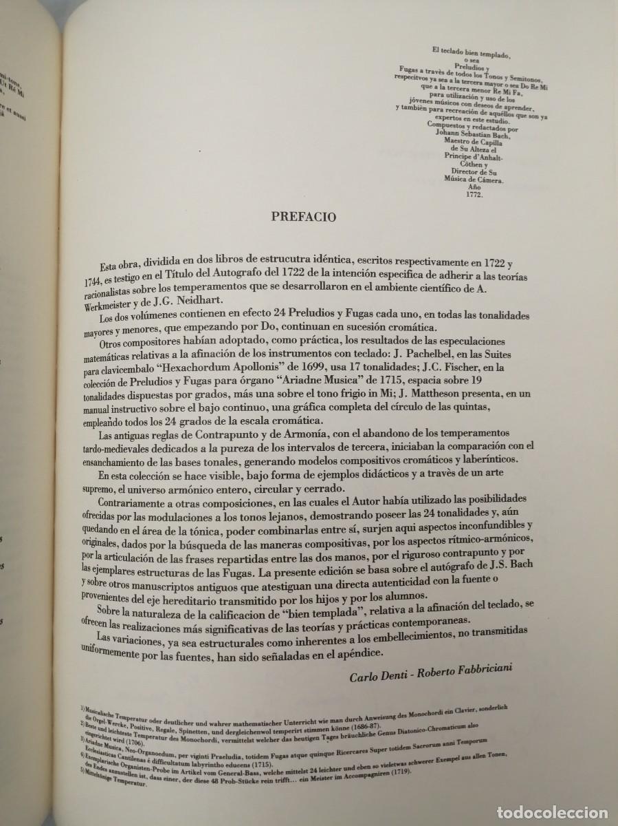 Libros de segunda mano: BACH. DAS WOHLTEMPERIRTE CLAVIER, VOLUME I. URTEXT - Foto 7