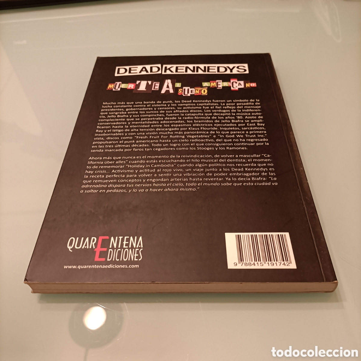 Libros de segunda mano: Dead Kennedys. Quarentena ediciones - Foto 2