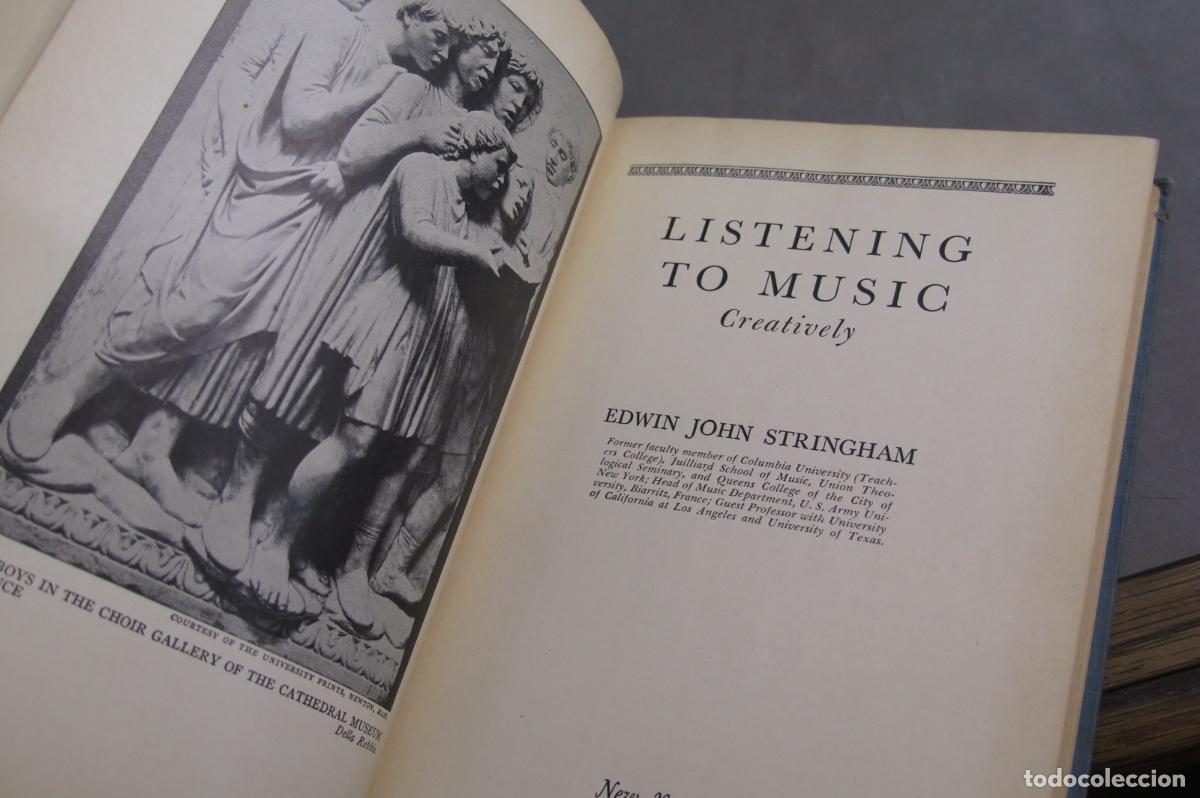 Libros de segunda mano: Listening to Music creatively. Edwin John Stringham - Foto 2
