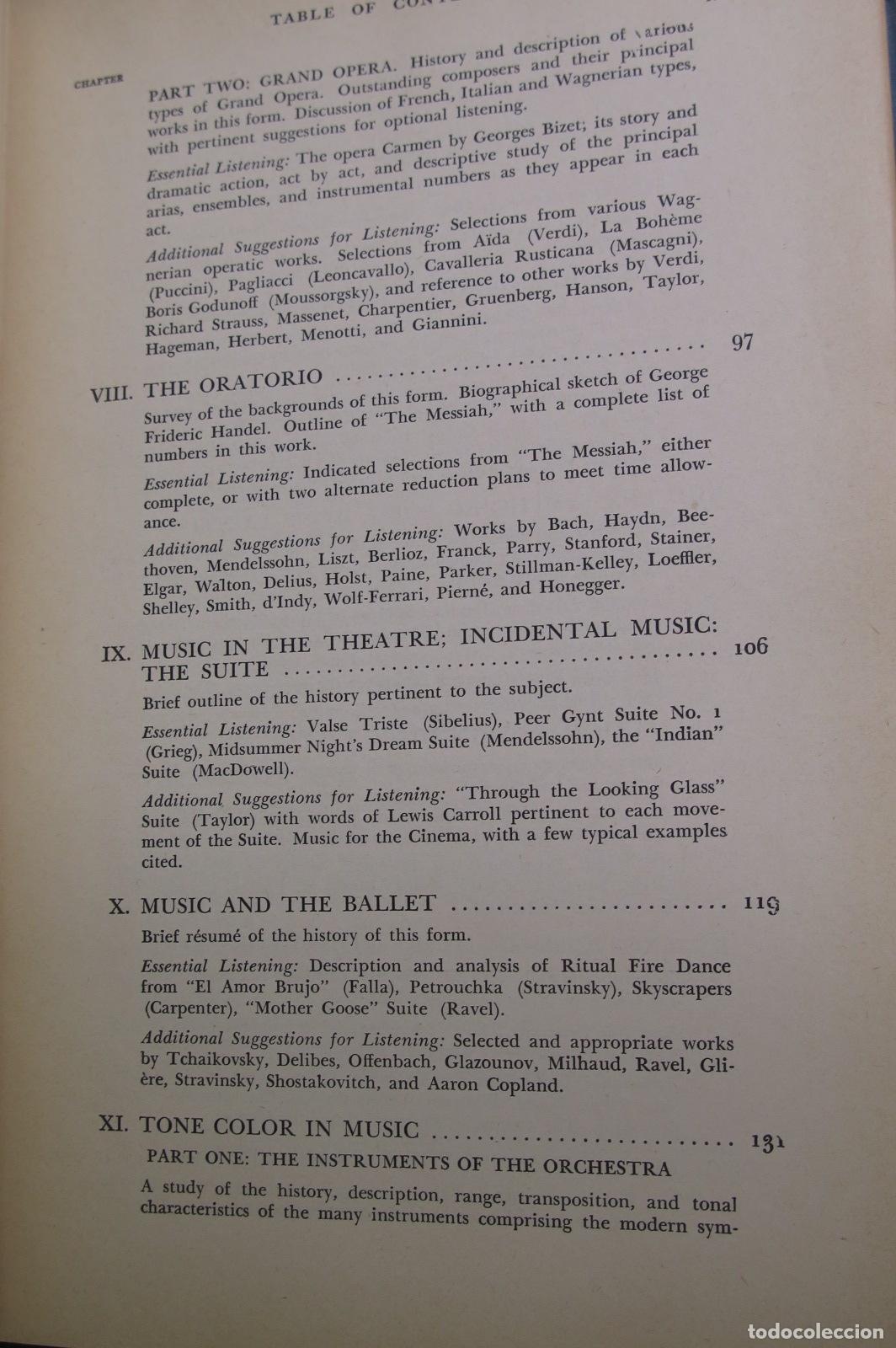 Libros de segunda mano: Listening to Music creatively. Edwin John Stringham - Foto 5