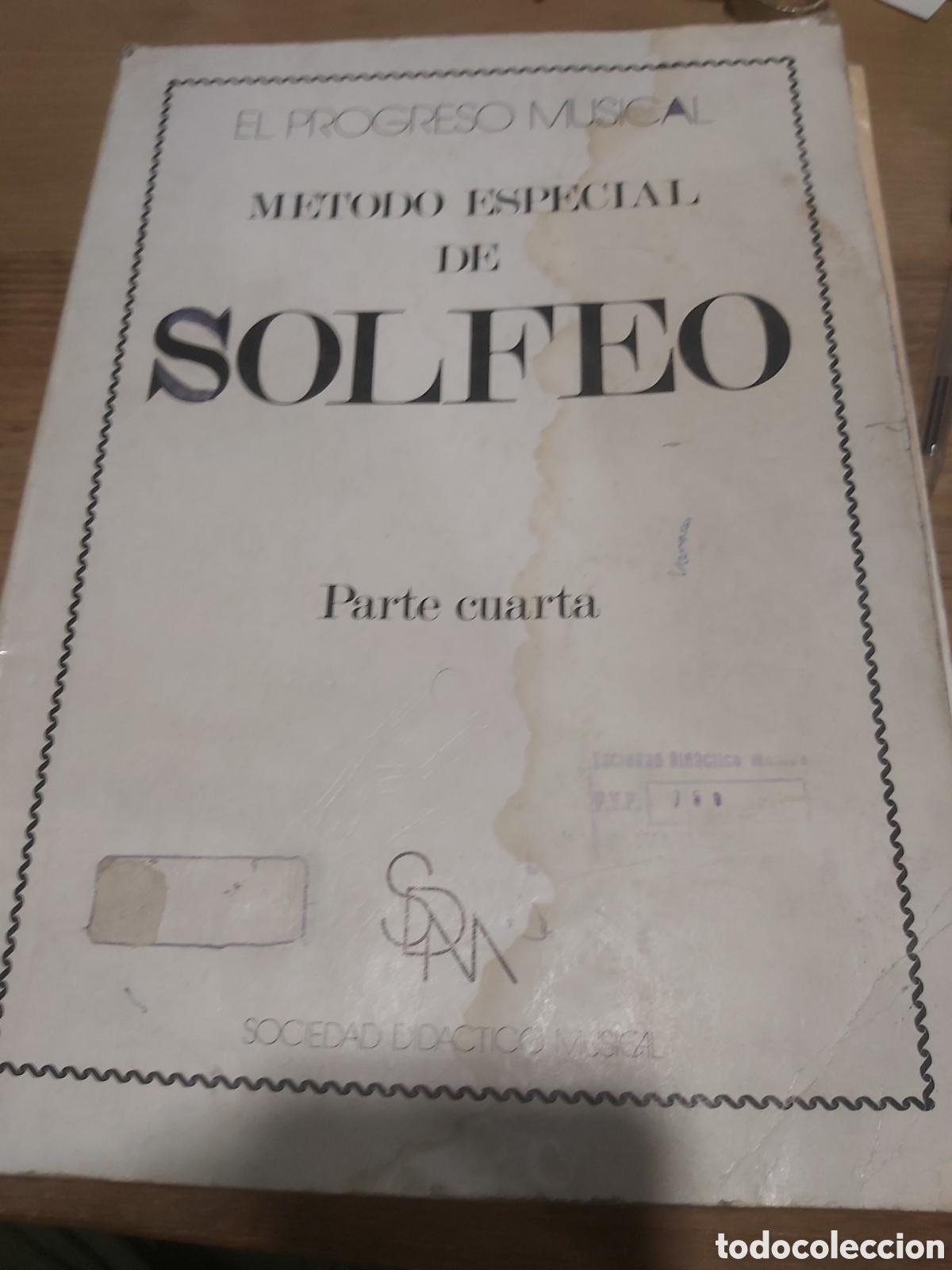 Libros de segunda mano: Metido solfeo parte primera cuarta - Foto 2