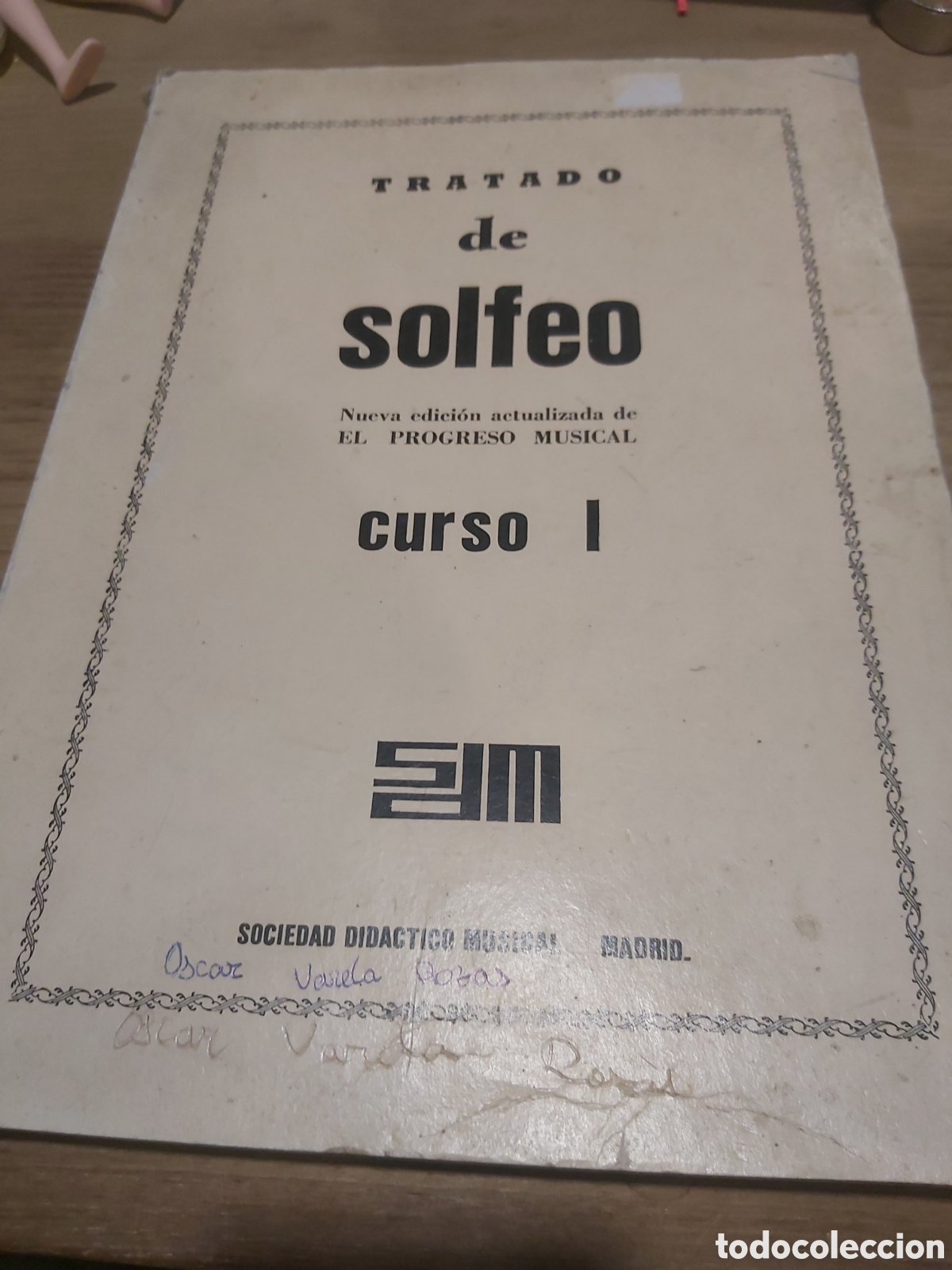 Libros de segunda mano: Tratado de solfeo curso I sociedad did&aacute;ctica musical Madrid 1972