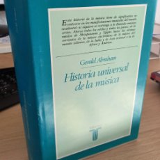 Libros de segunda mano: HISTORIA UNIVERSAL DE LA MÚSICA - ABRAHAM, GERALD. Lote 392903249