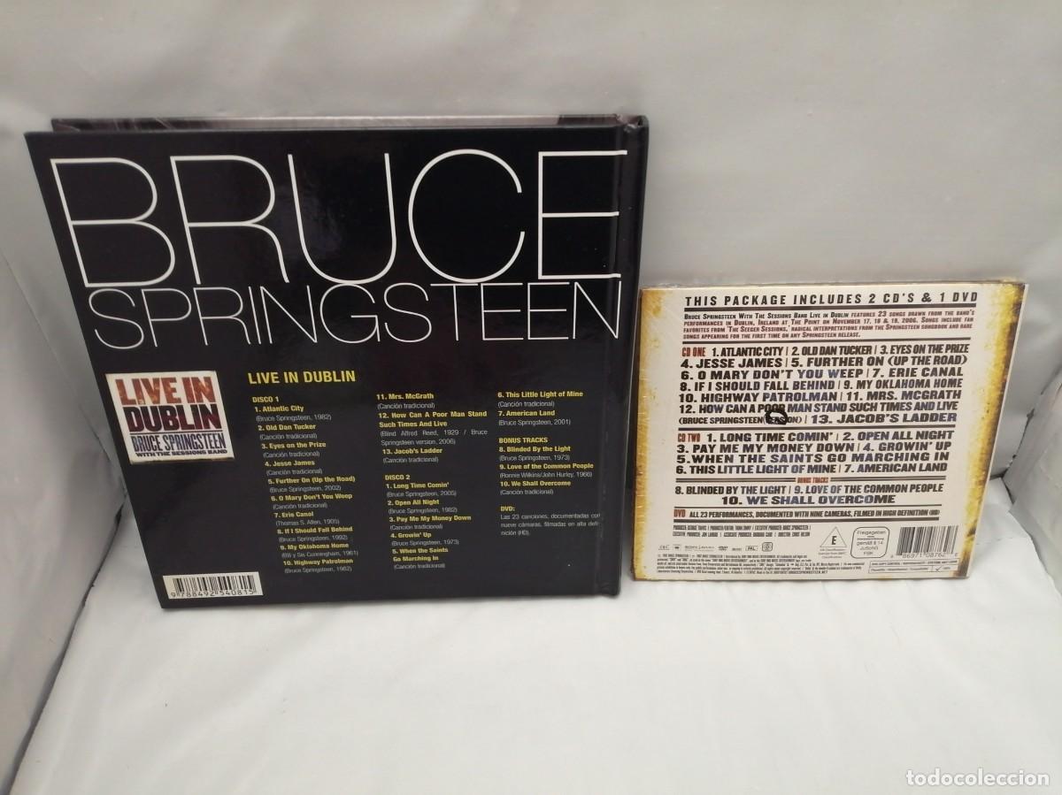 Libros de segunda mano: BRUCE SPRINGSTEEN: LIVE IN DUBLIN (LIBRO + 2 CDS + DVD) - Foto 2