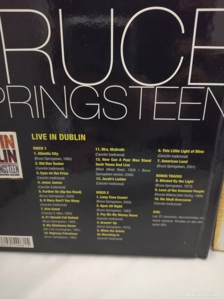 Libros de segunda mano: BRUCE SPRINGSTEEN: LIVE IN DUBLIN (LIBRO + 2 CDS + DVD) - Foto 3