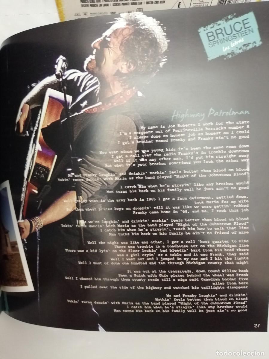 Libros de segunda mano: BRUCE SPRINGSTEEN: LIVE IN DUBLIN (LIBRO + 2 CDS + DVD) - Foto 6