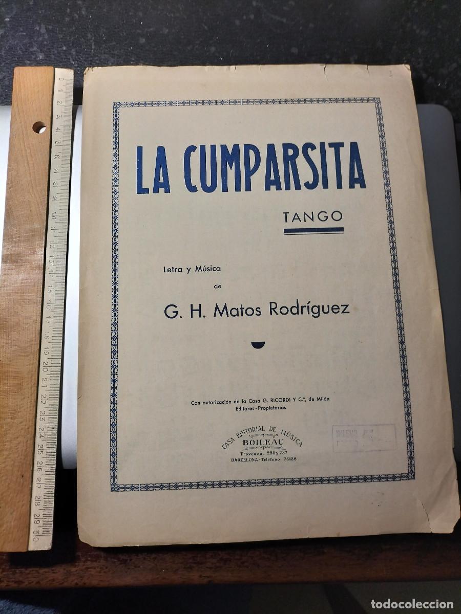 Second hand books: Tango &rdquo;La cumpartita&rdquo;. Casa Boileau, 194...