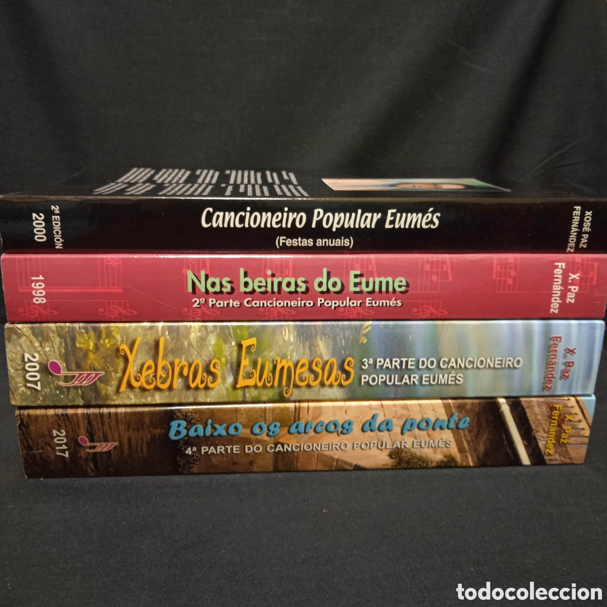 Second hand books: CANCIONEIRO POPULAR EUM&Eacute;S (4VOLS) - XOS&Eacute; PAZ FERN&Aacute;NDEZ - CONCELLO DE PONTEDEUME VARIAS FECHAS