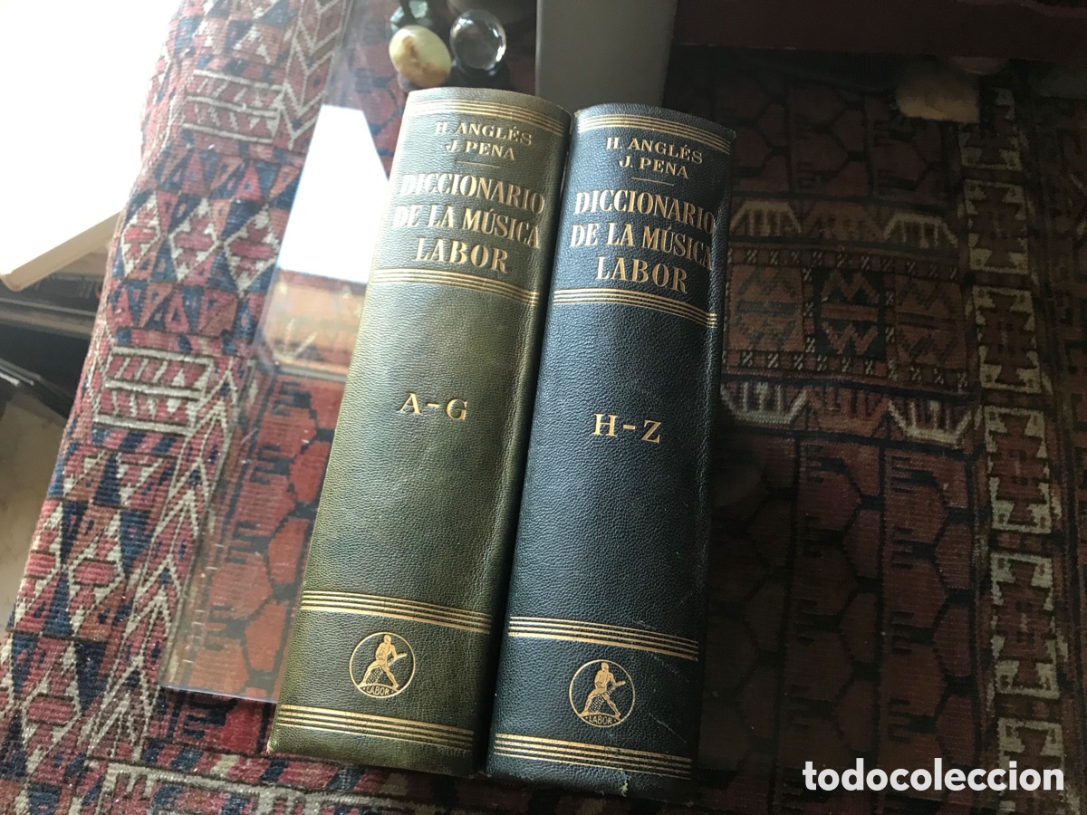 Second hand books: Diccionario de la m&uacute;sica Labor. H. Angl&egrave;s/J. Pena