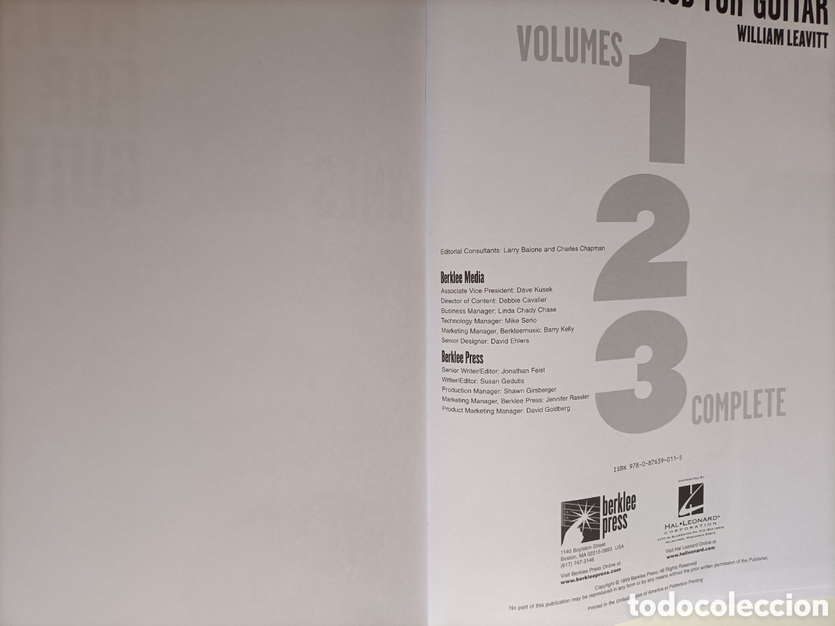Libros de segunda mano: A modern method for guitar.Complete method :guitar. Volumes 1 2 3 complete - Foto 6