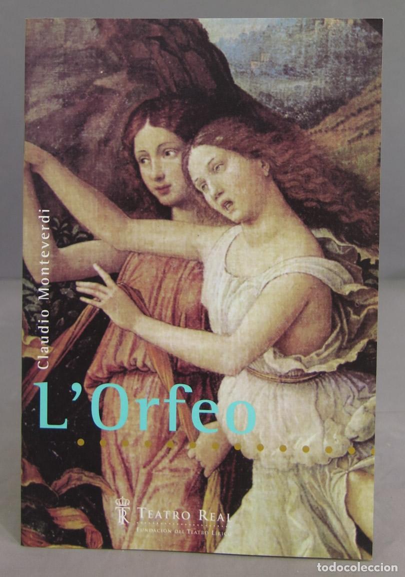 Libros de segunda mano: L&acute;ORFEO. MONTEVERDI. TEATRO REAL - Foto 1