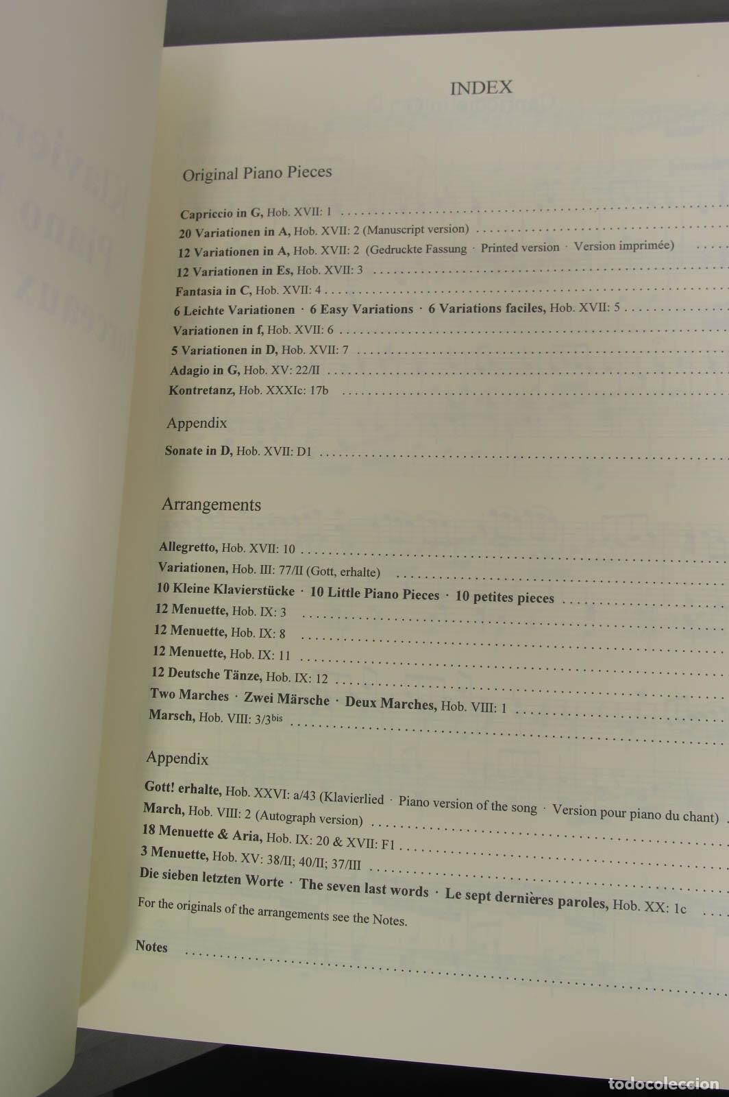 Libros de segunda mano: PIANO PIECES. HAYDN - Foto 2