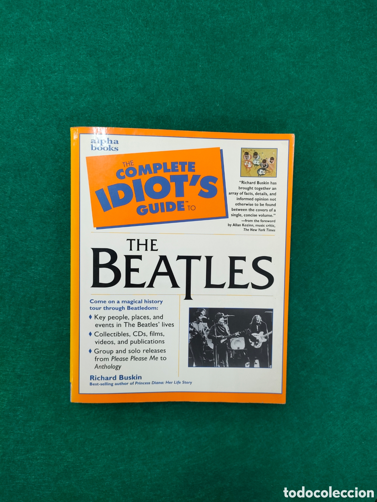 Libros de segunda mano: The Beatles the complete idiots guide. - Foto 1