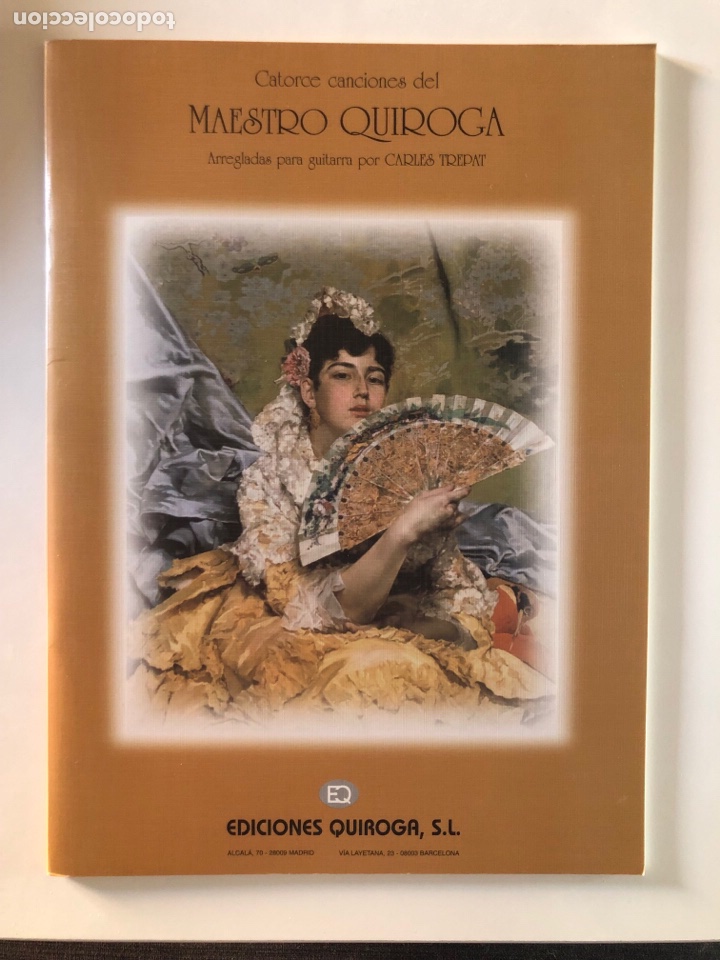Libros de segunda mano: CATORCE CANCIONES DEL MAESTRO QUIROGA. Partituras - Foto 1