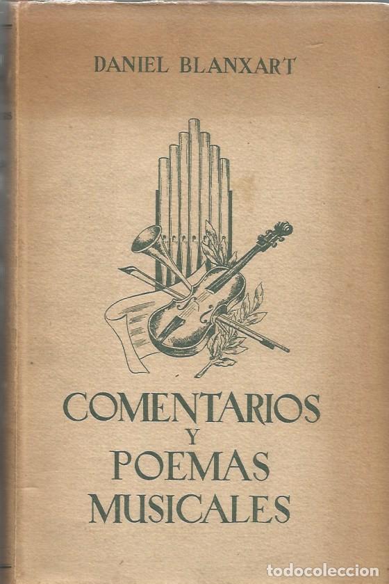 Second hand books: COMENTARIOS Y POEMAS MUSICALES-Daniel Blanxart