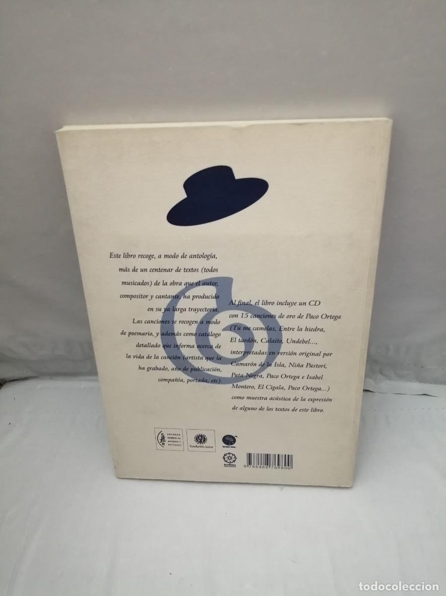 Libros de segunda mano: Paco Ortega: Canciones (Incluye CD) - Foto 2