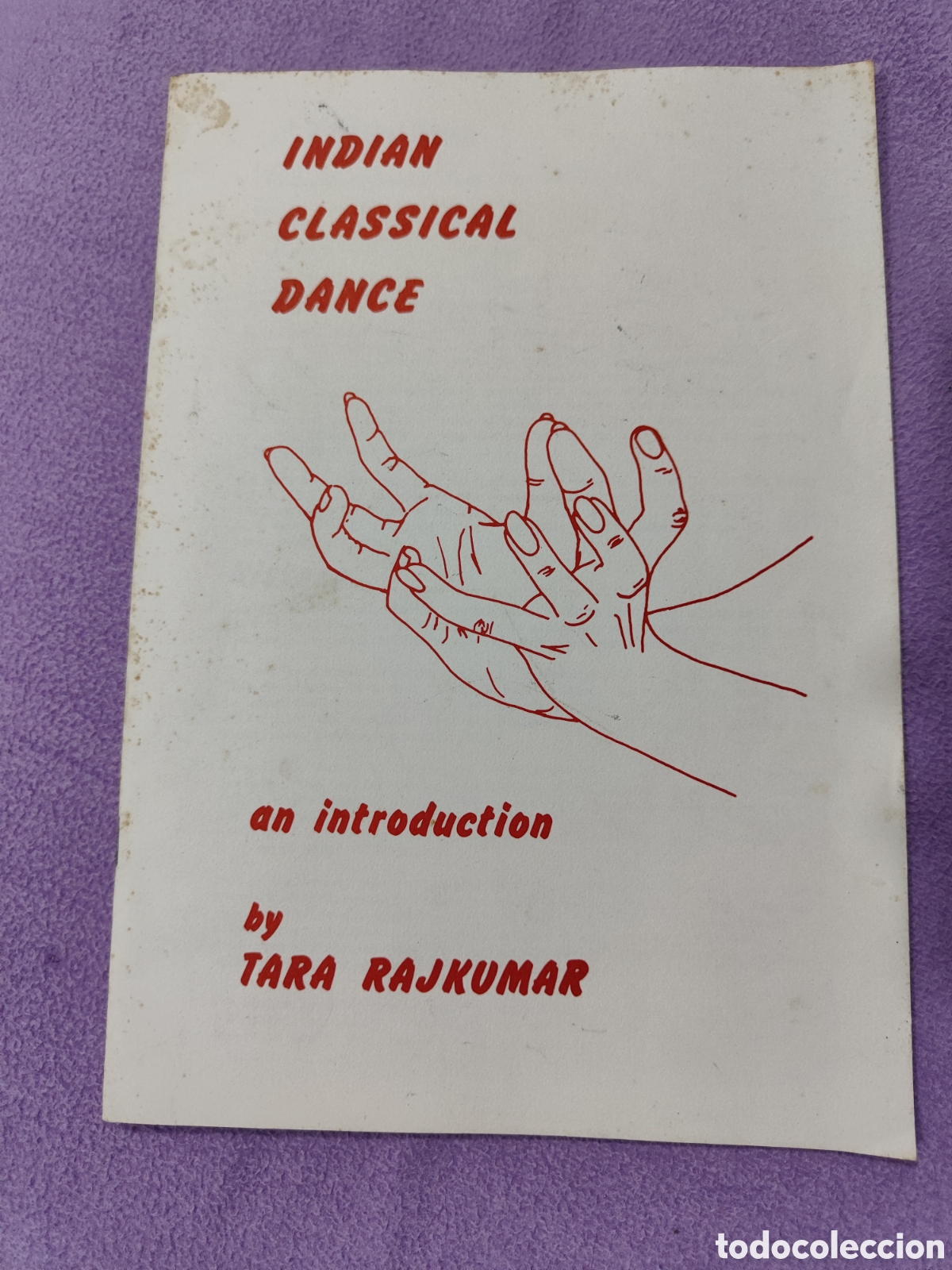 Libri di seconda mano: ANTIGUO LIBRO MUSICA INDIA