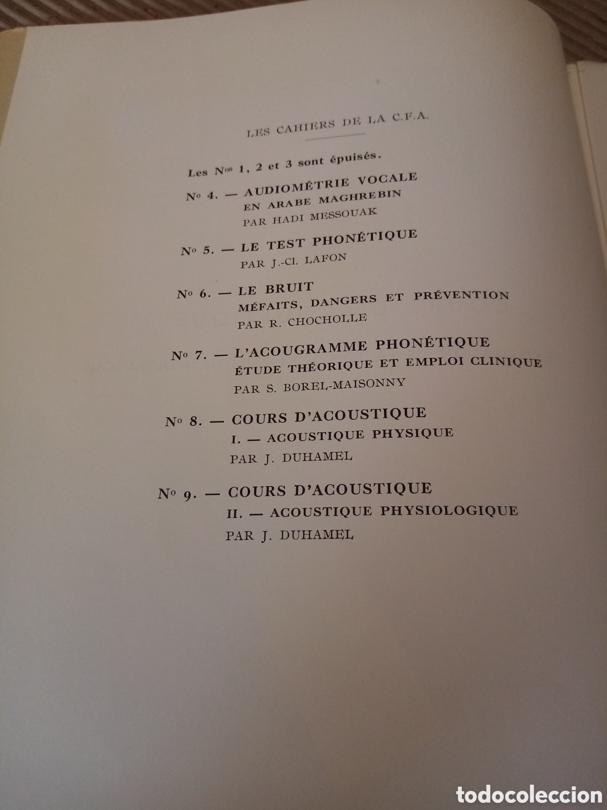 Libros de segunda mano: Cours dacoustique par J. Duhamel. 10 - Foto 3
