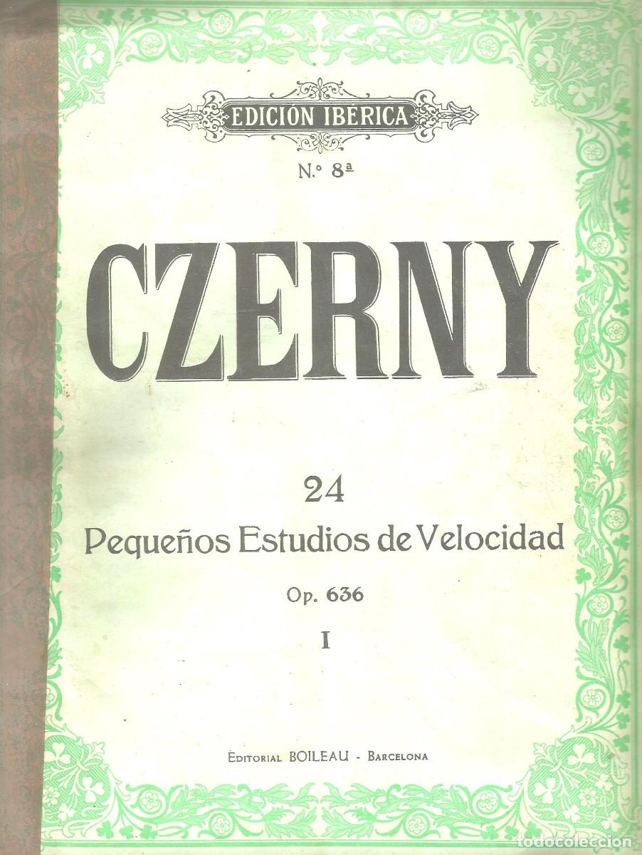 Libros de segunda mano: 24 Peque&ntilde;os Estudios de Velocidad. Op. 636. Vol. I. Carlos Czerny