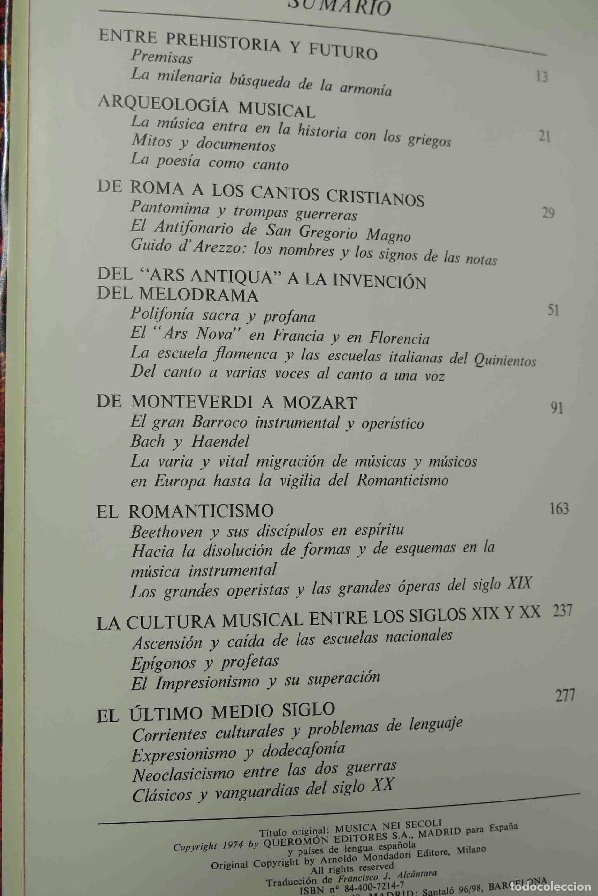 Libros de segunda mano: El libro de la m&uacute;sica. Alberti - Foto 2